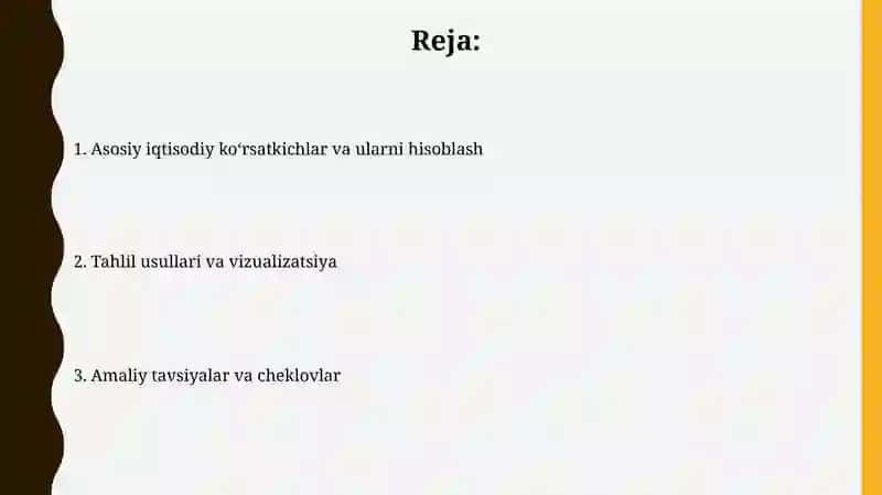 Sog'liqni saqlash sohasi bilan bog'liq iqtisodiy ko'rsatkichlar tahlili 2