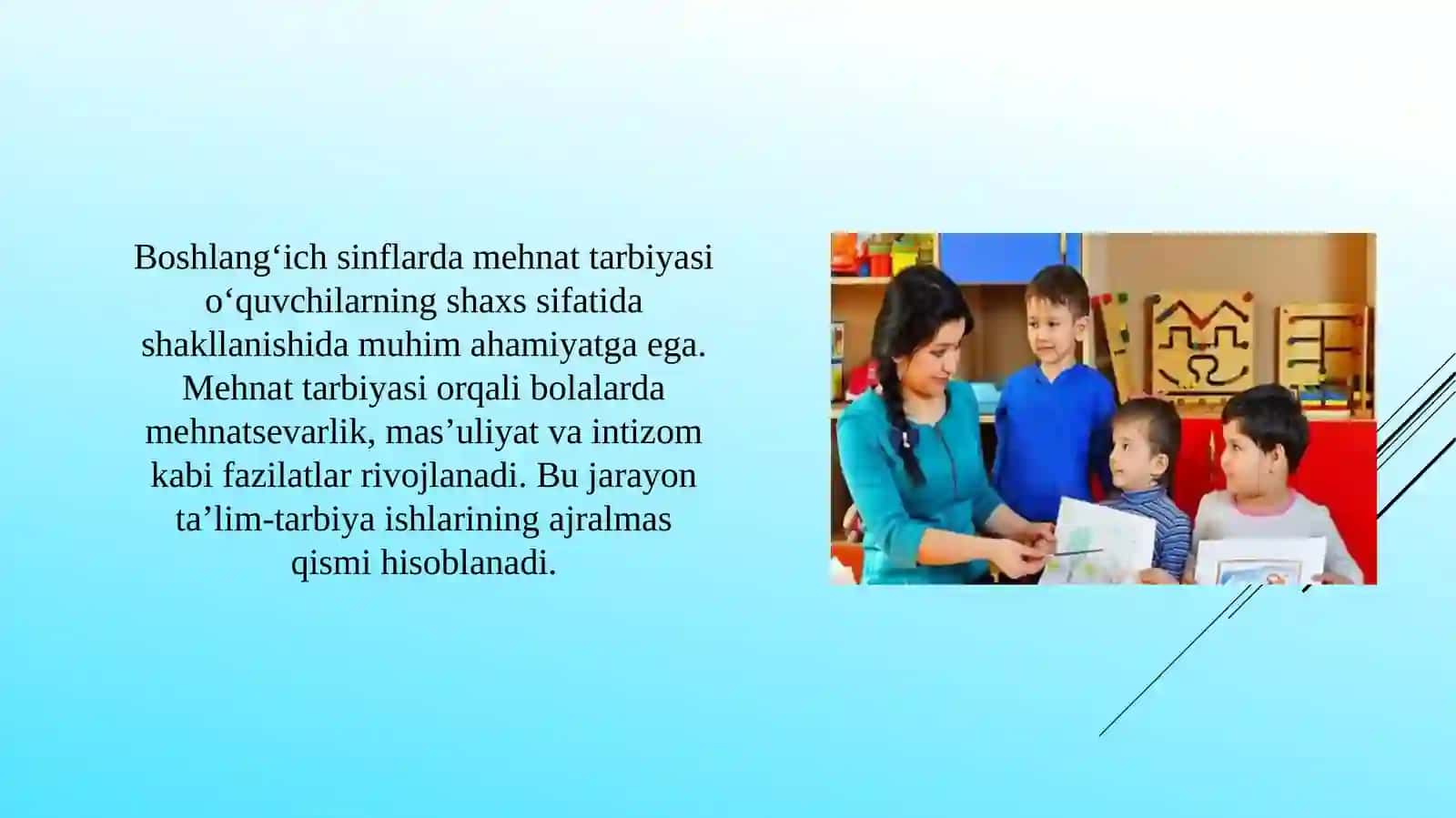 Boshlang‘ich sinflarda mehnat tarbiyasining shakllari. Applikatsiya usulida o‘quvchilarni mehnatga tarbiyalash 2