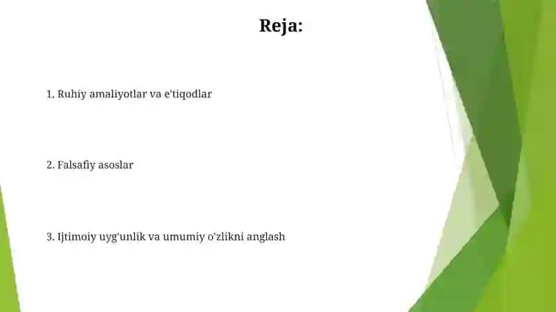 Ma'naviyat va O'zlik 2