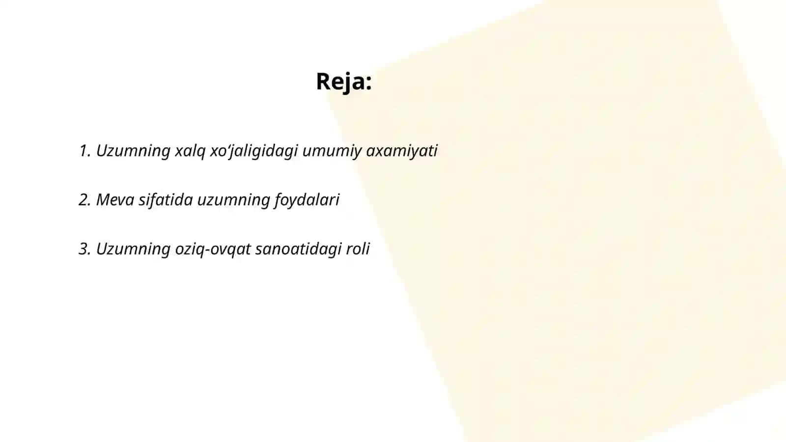 Uzumning xalq xo‘jaligidagi axamiyati 2