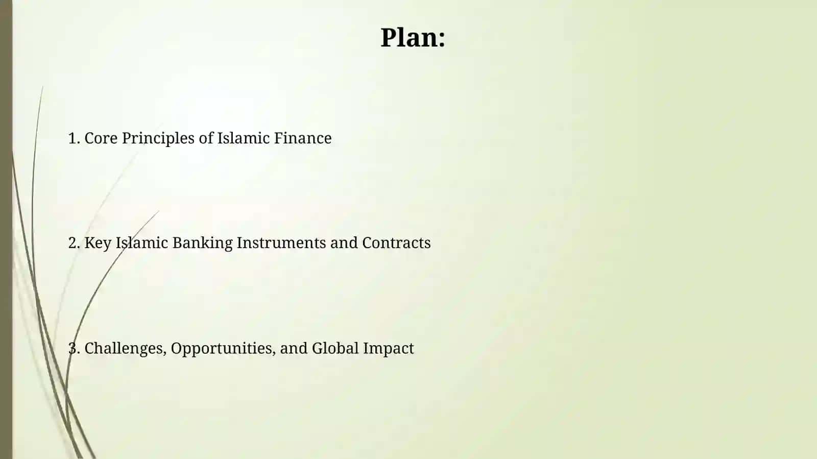 Presentation on Islamic Banking Basic Principles 2