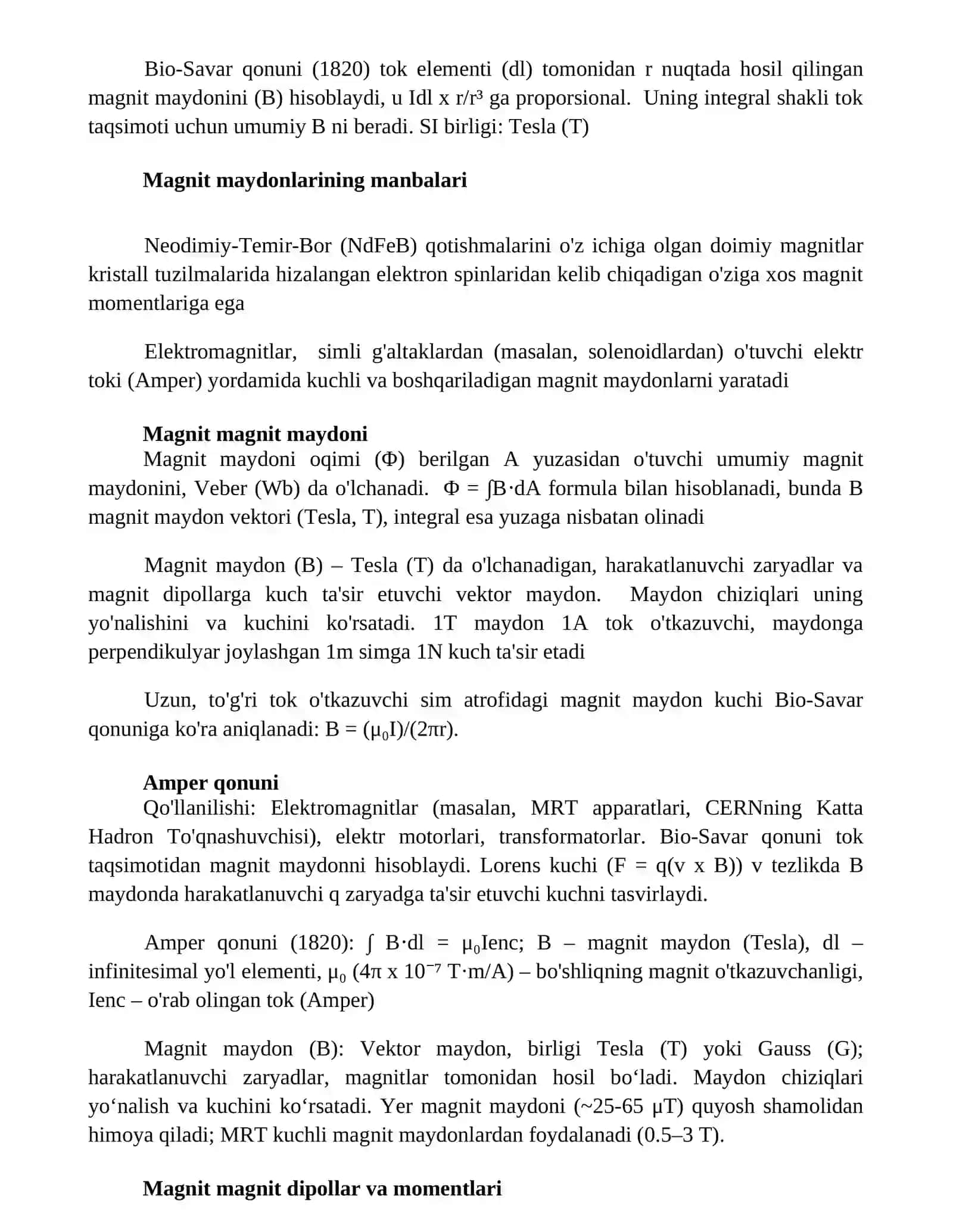 Yerning magnit maydoni 2