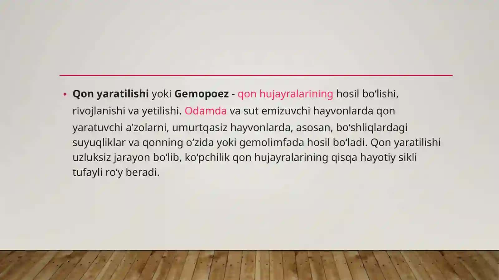 Gemositopoez neyro gumoral boshqarilishi 2