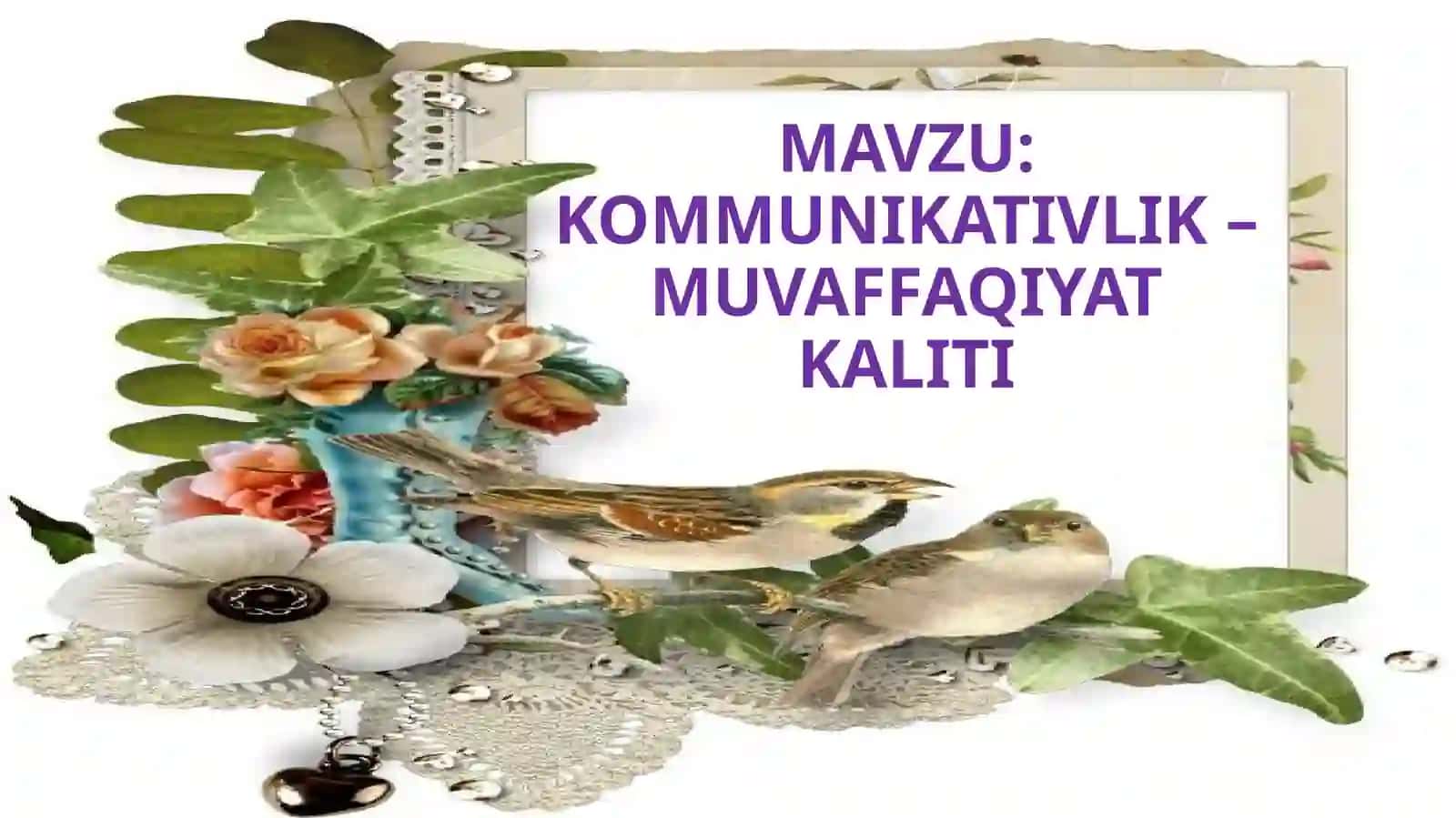 KOMMUNIKATIVLIK – MUVAFFAQIYAT KALITI 2