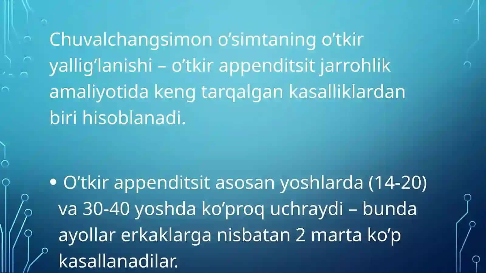 O’tkir appenditsit 2