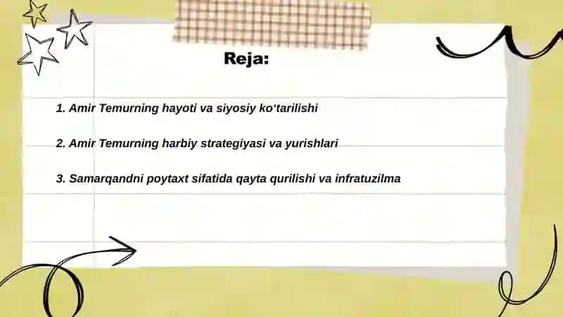 Amir Temur va temuriylar davlati 2