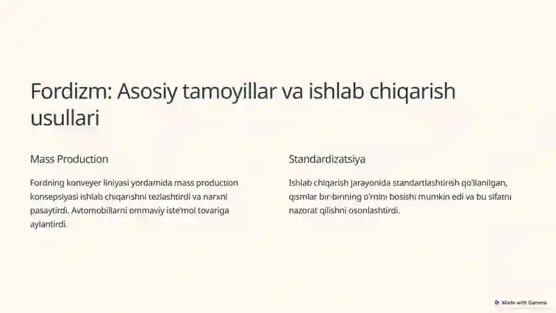 G'.Fordning menejmentga oid ilmiy qarashlari 2