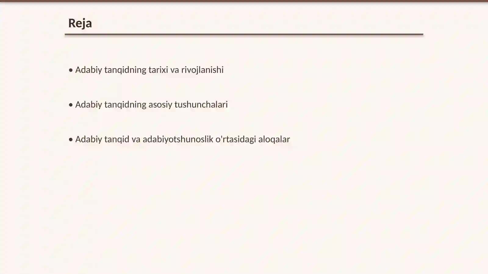 Adabiy tanqid adabiyotshunoslikning tarkibiy qismi sifatida 2