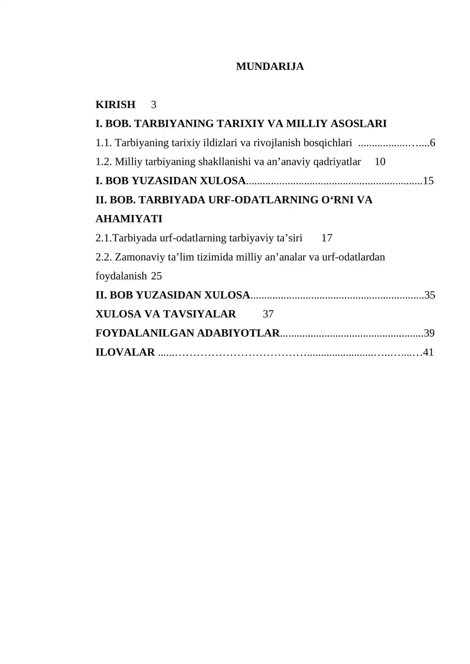 Tarbiyaning tarixiy va milliy asoslari tarbiyada urf-odatlarning tutgan o‘rni 2