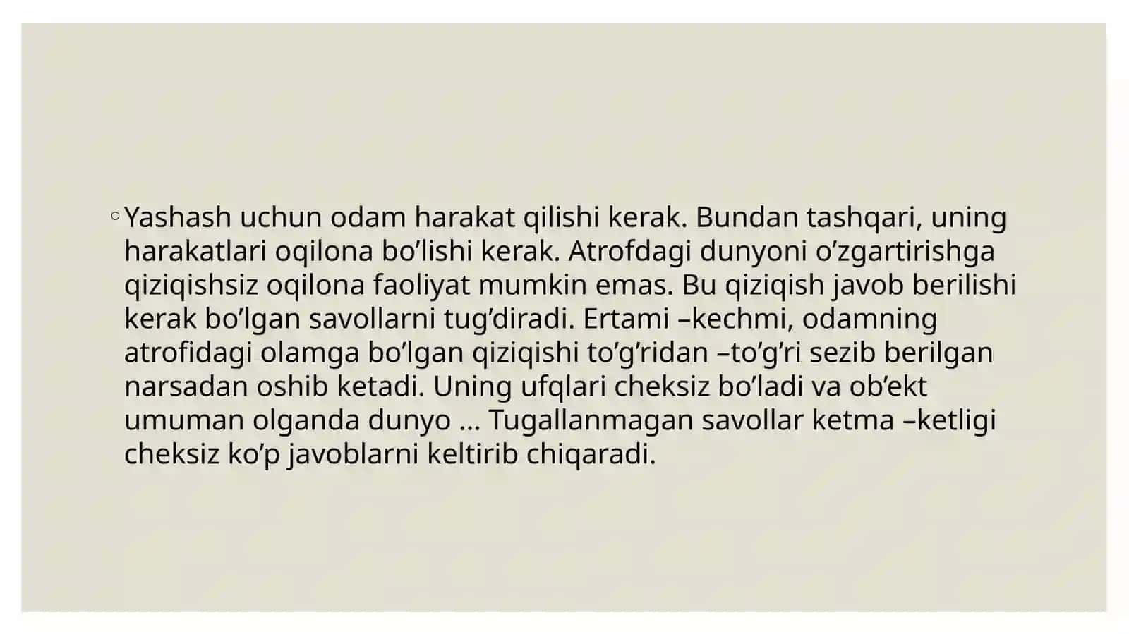 Kengaytirilgan borliq va uning turlari 2