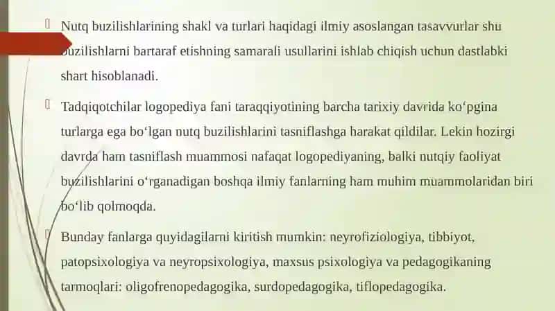 Nutqiy rivojlanishdagi birlamchi va ikkilamchi nuqsonlarnifarqlash 2