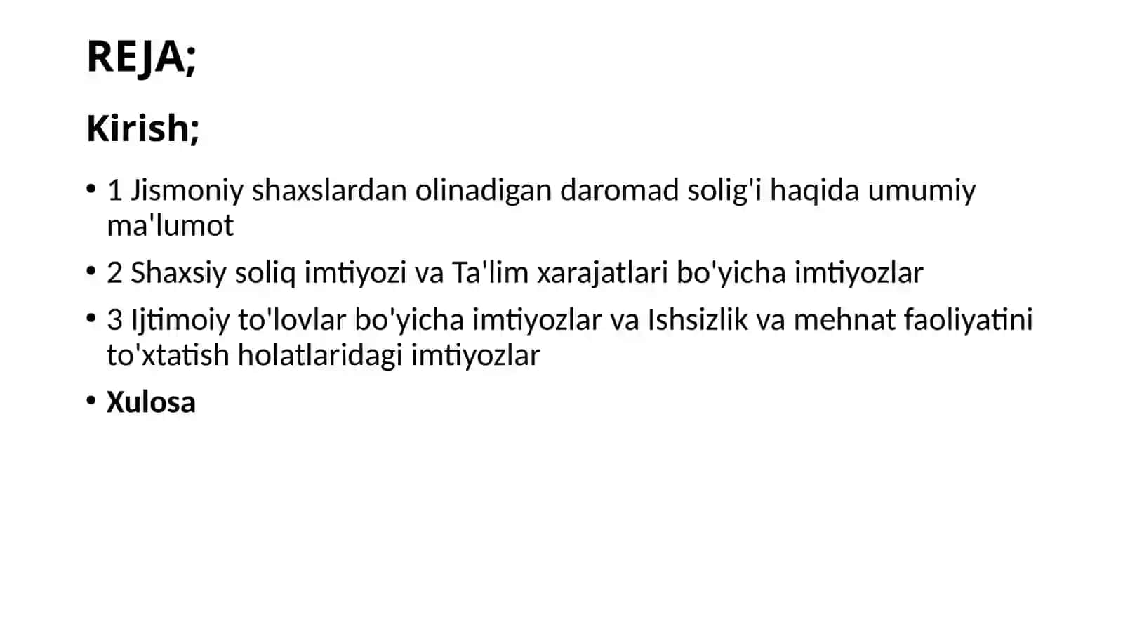 Jismoniy shaxslardan olinadigan daromad solig'i haqida umumiyma'lumot 2