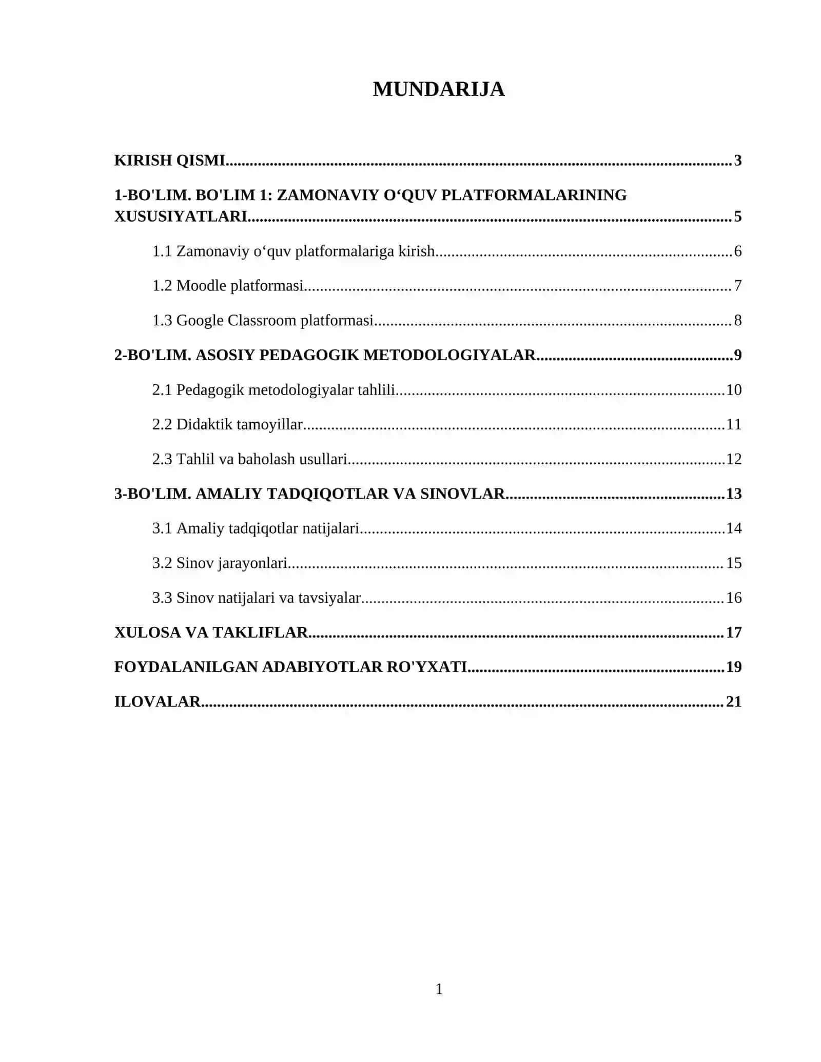 Zamonaviy o‘quv  platformalarida (Moodle,  Google Classroom)  informatika o‘qitish 2