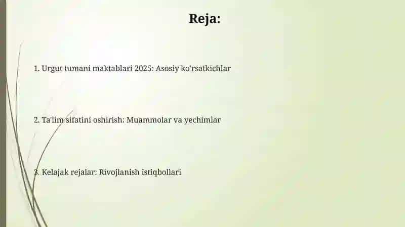 Urgut tumanidag maktablar xatlov 2025 2