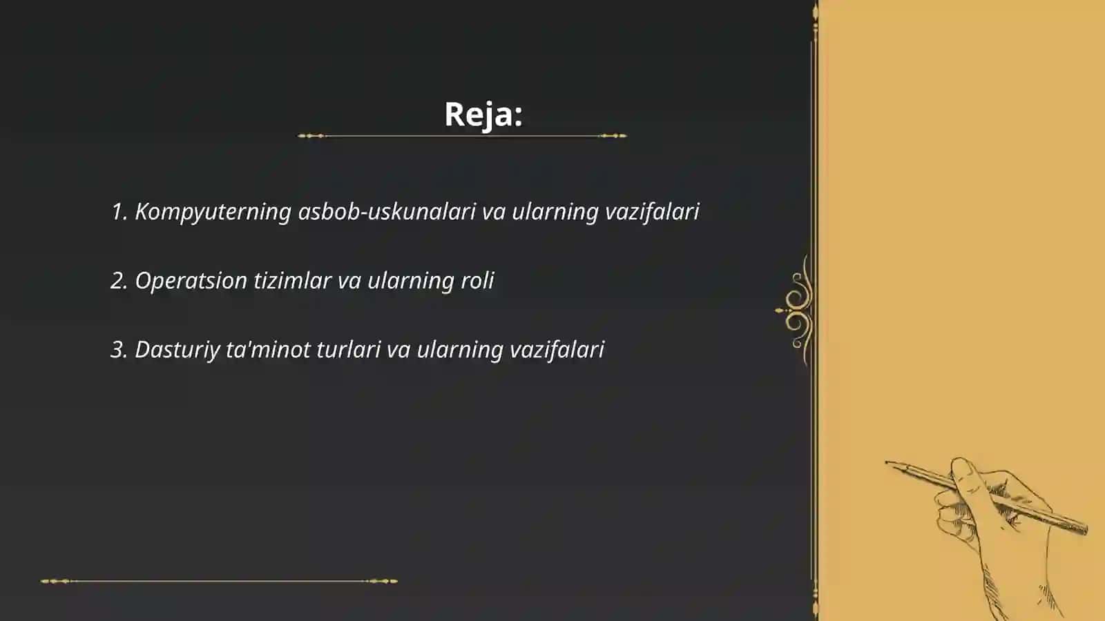 Kompyuter va mobil qurilmalarning vazifalari 2