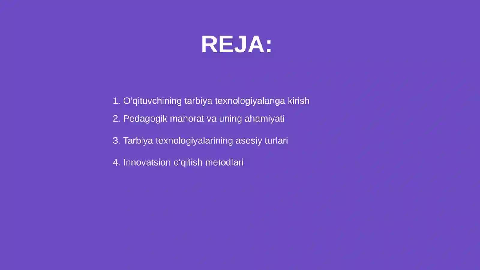 O‘qituvchining tarbiya texnologiyalari asosida pedagogik mahoratini oshirish 2