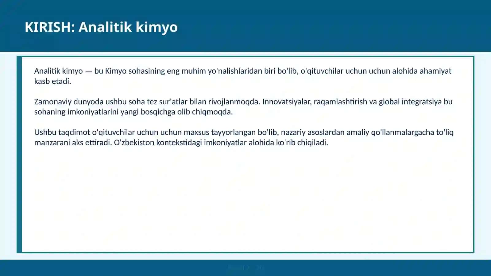 ANALITIK KIMYO - Titrimetrik gravimetrik 2
