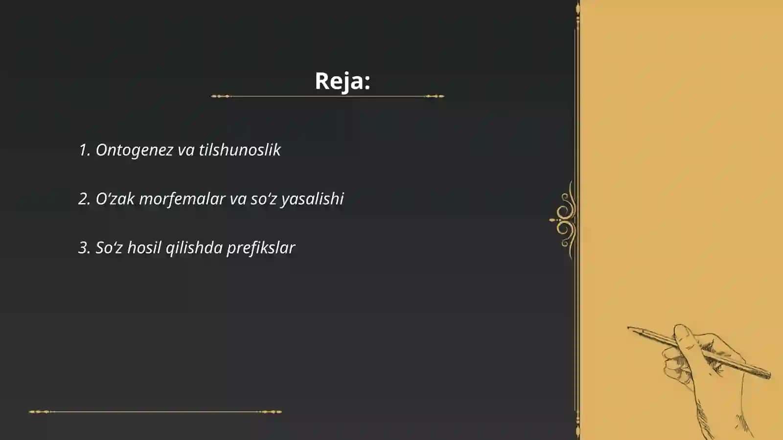 Ontogenezda soʻz hosil qilish mexanizmlarining shakllanishi 2