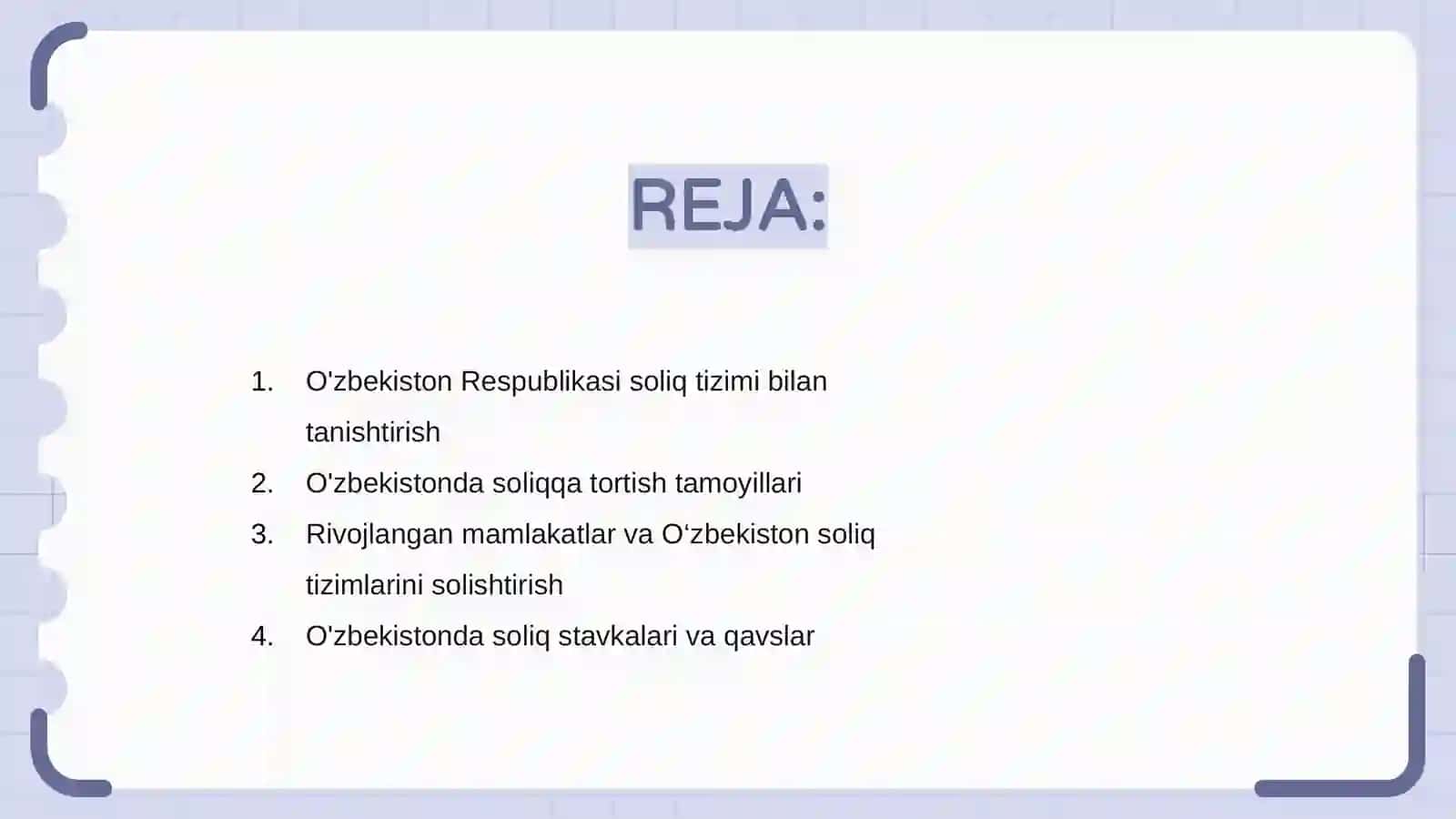 O'zbekiston Respublikasi soliq tizimi bilan tanishtirish 2