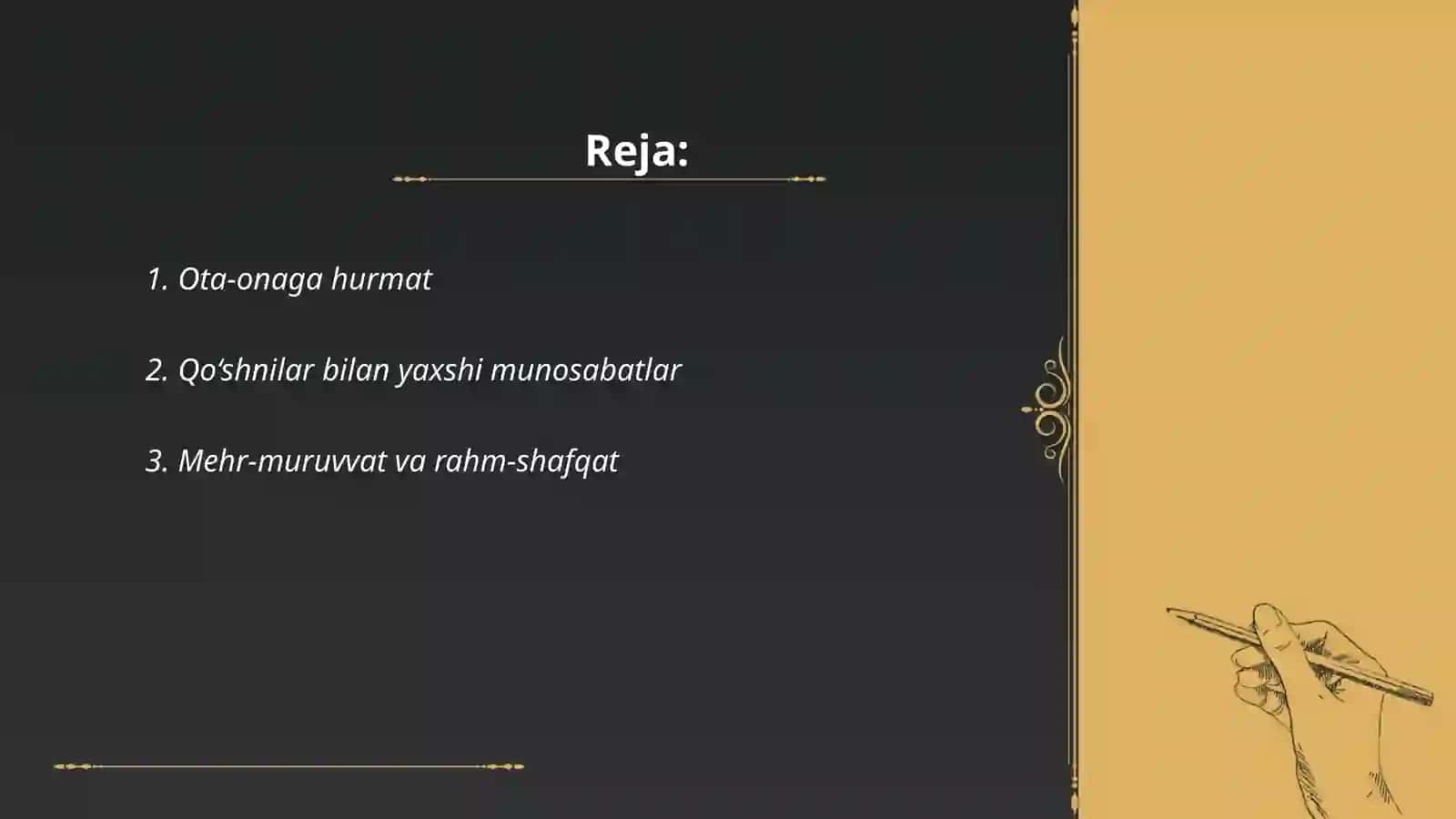 Imom al buhoriyning"Al adab al mufrad asri" 2