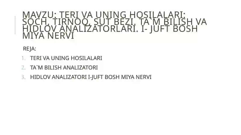 TOSHKENT DAVLAT TIBBIYOT UNIVERSITETI1-DAVOLASH ISHI 211-A GURUH TALABASIIZZATILLAYEVA YULDUZNINGANATOMIYA FANIDANMUSTAQIL ISHI 2