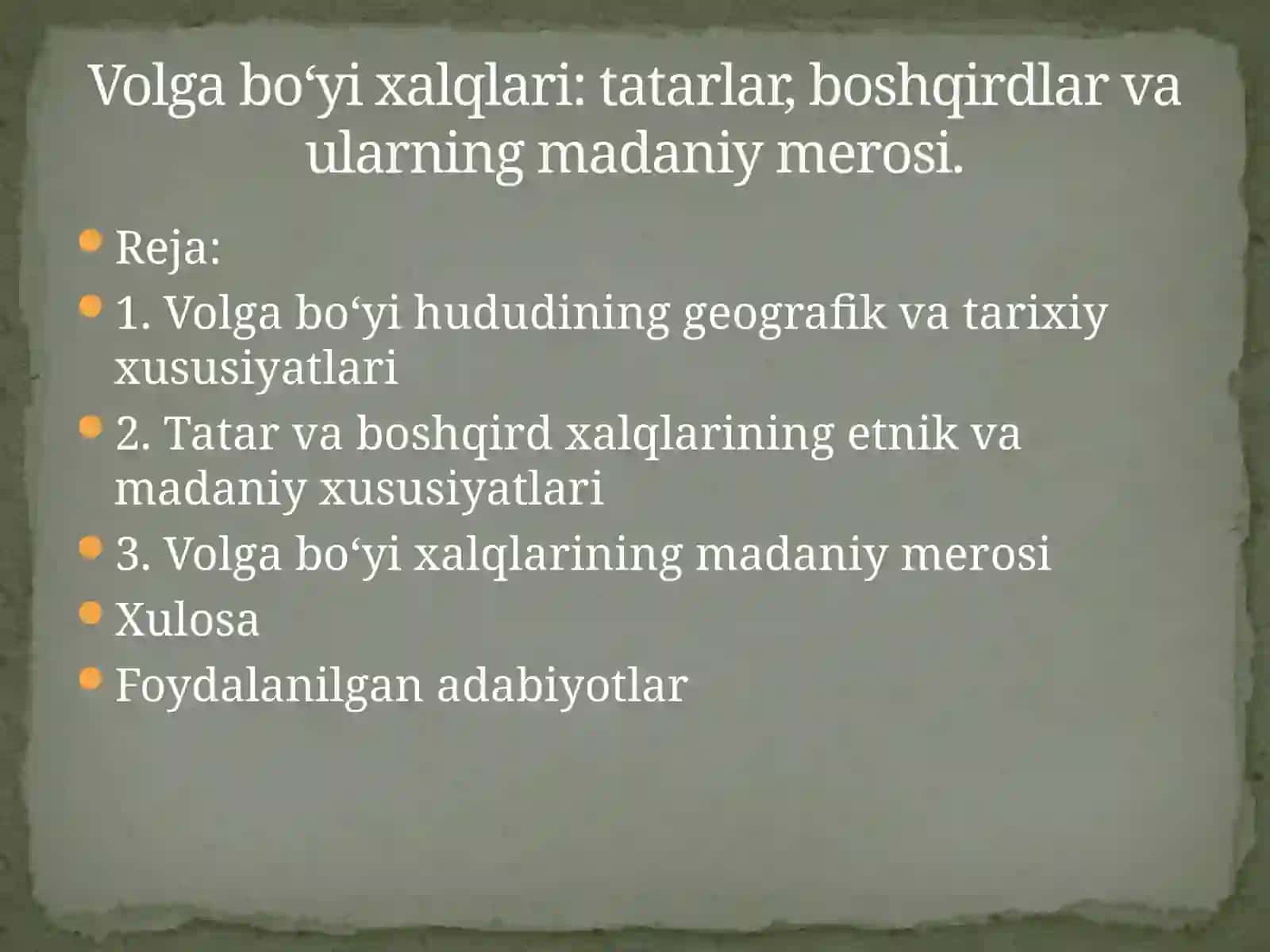 Volga bo‘yi hududining geografik va tarixiy xususiyatlari 2