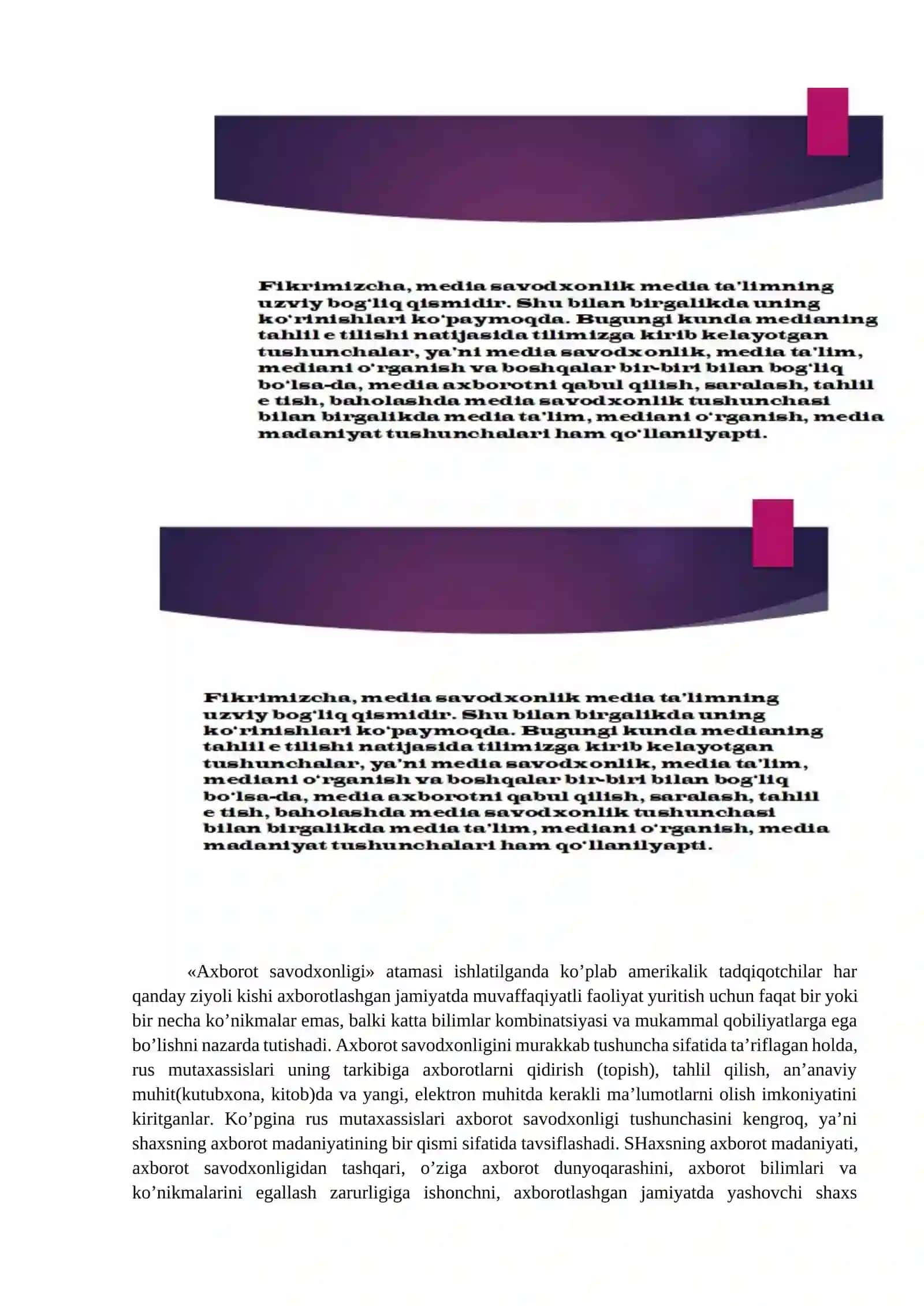 Axborot savodxonligi 2