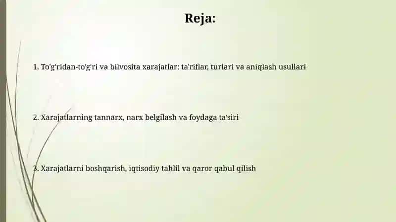 To'g'ridan-to'g'ri va bilvosita xarajatlar: ta'riflar, turlari va aniqlash usullari 2