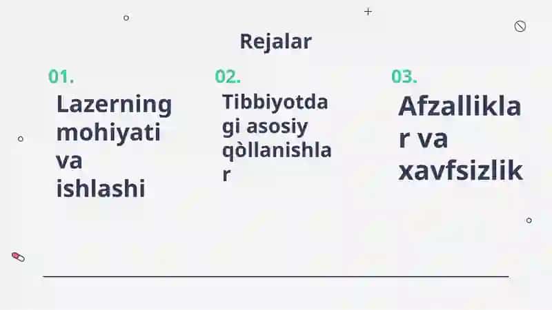Lazerning tibbiyotda qòllanishi 2