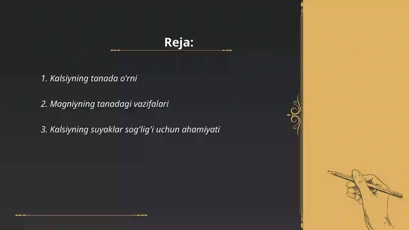 Kalsiy va Magniy 2