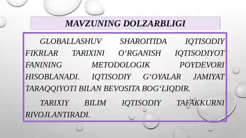Iqtisodiy ta’limotlar tarixi fanining predmeti va o‘rganish usullari 2