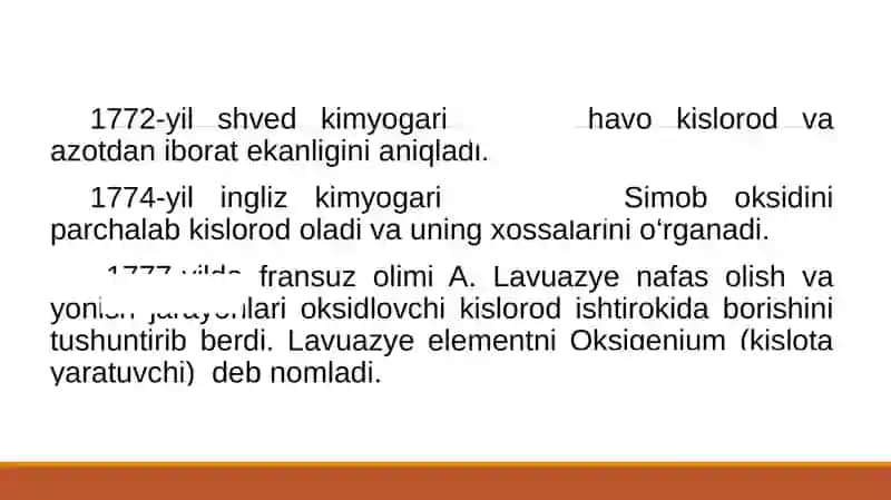 Kislorod – oddiy modda 2