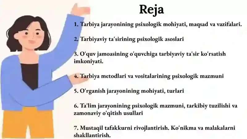Talim va tarbiya psixologiyasi 2