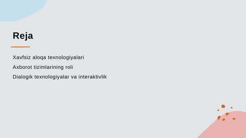 Kommunikativ ta'sirning xavfsiz texnologiyalari 2
