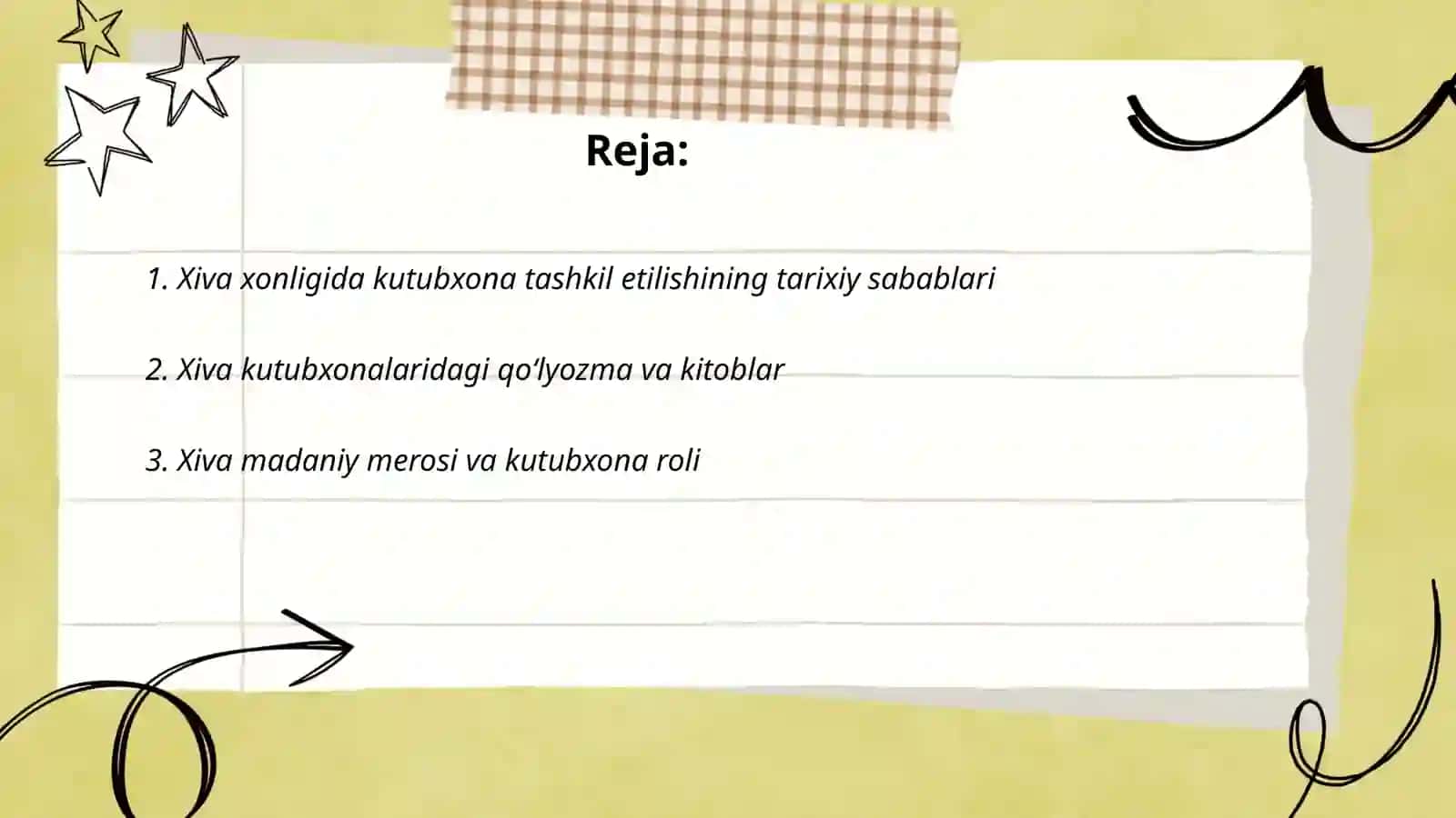 Xiva xonligida kitobat va kutubxona tarixi 2