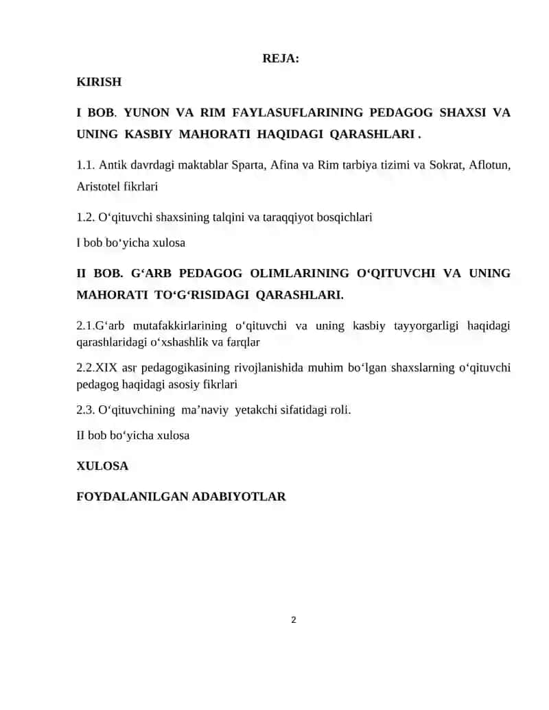 Gʻarb mutafakkirlarining oʻqituvchi kasbi haqidagi taʼlimoti 2