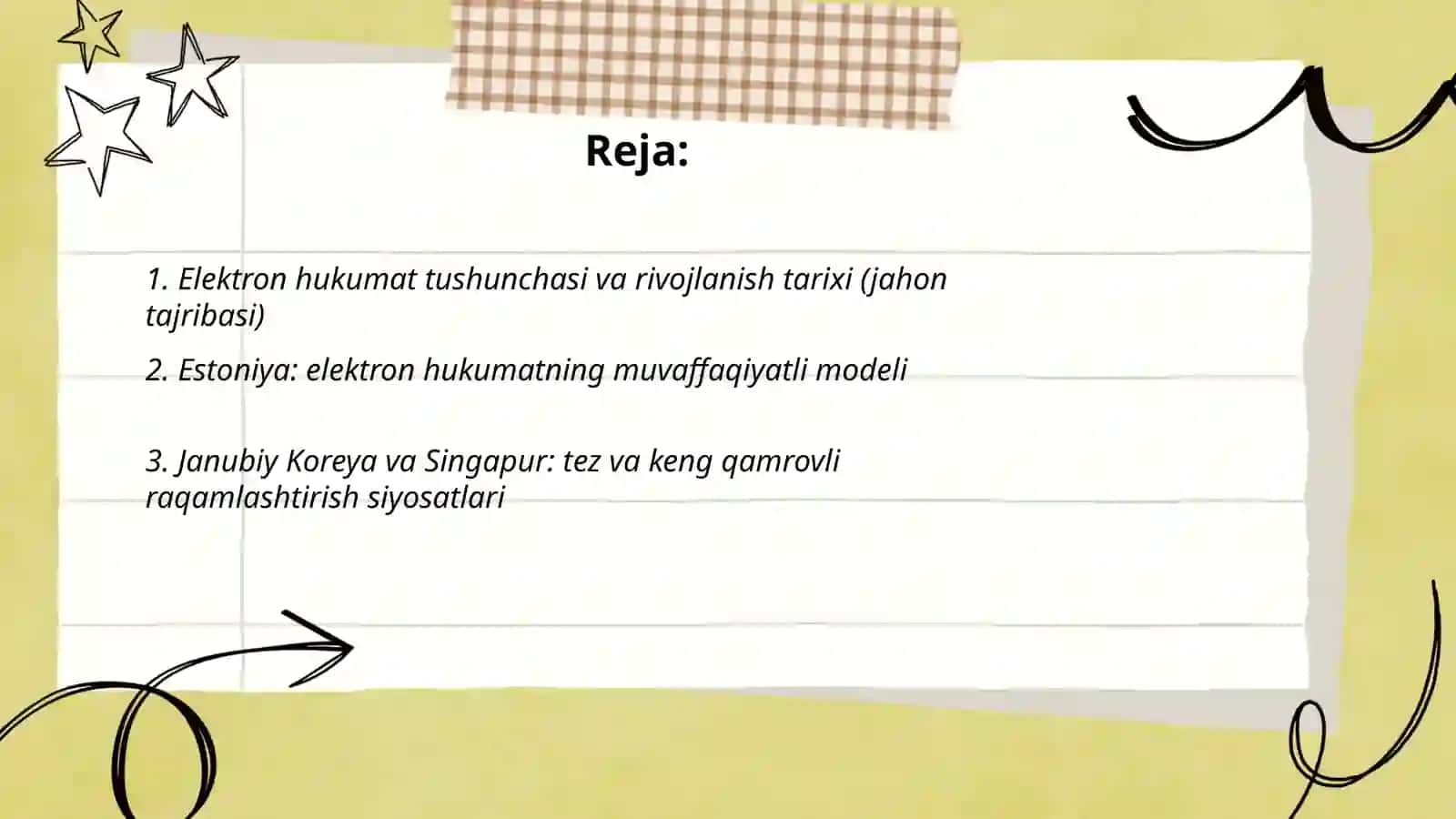 Elektron hukumatni joriy etishning jahon tajribasi 2