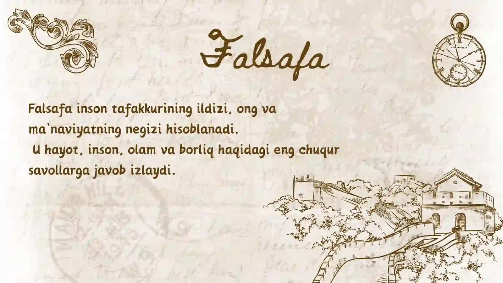 Falsafaning mohiyati va jamiyat taraqqiyotidagi roli 2