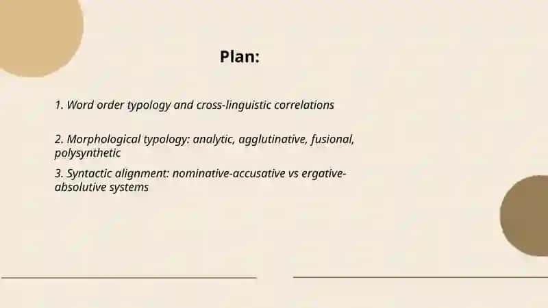 Comparative typology in linguistics 2