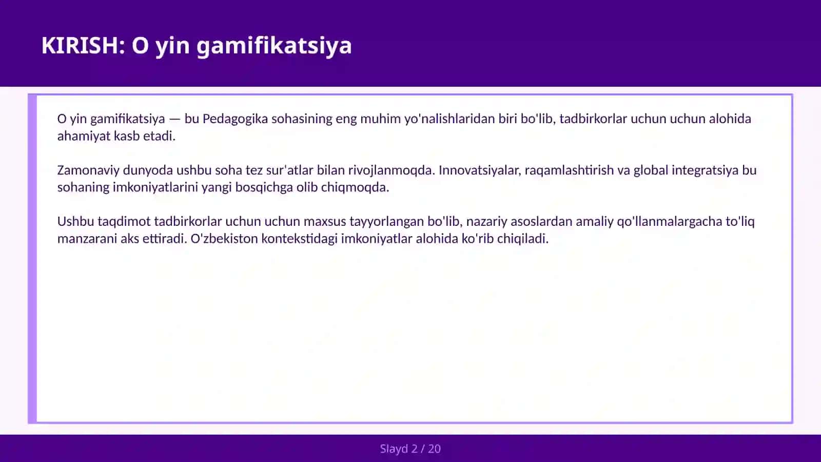 O yin gamifikatsiya 2
