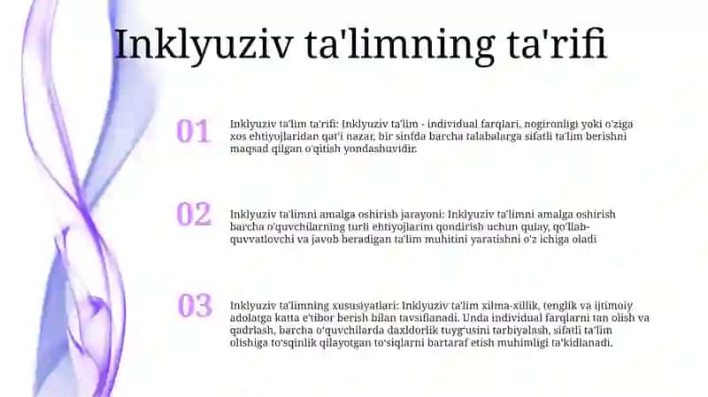 Inklyuziv TaʼLimni Amalga Oshirish Jarayoni 2