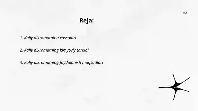 Kaliy dixromat eritmasini tayyorlash 2