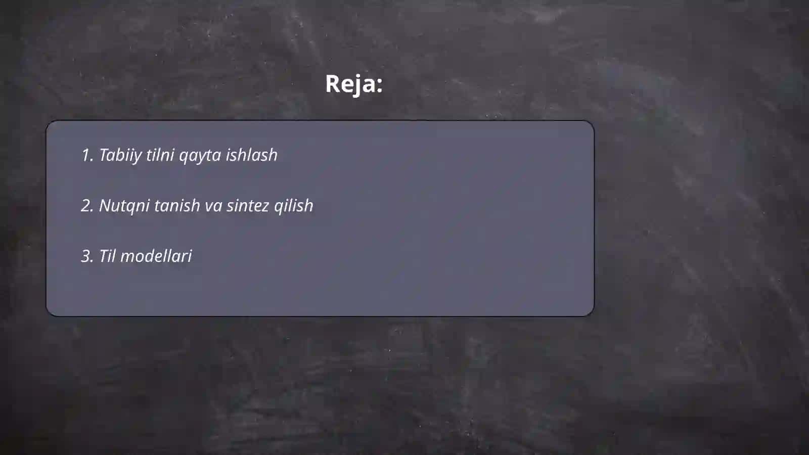 Kompyuter lingvistikasi 2