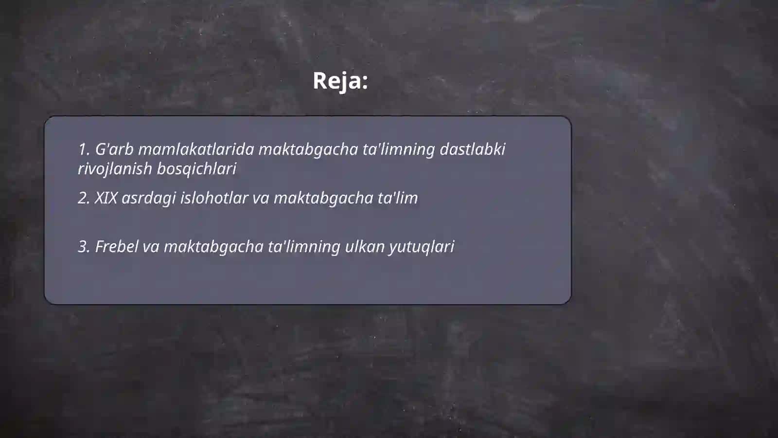 G'arb davlatlarida maktabgacha ta'lim sohasining rivojlanish tarixi 2