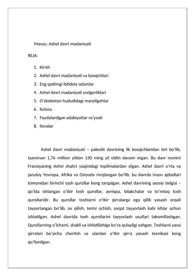 Ashel davri madaniyati 2