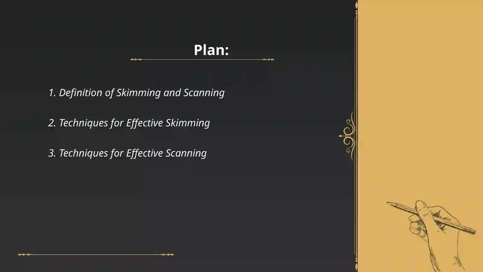 Skimming and Scanning 2