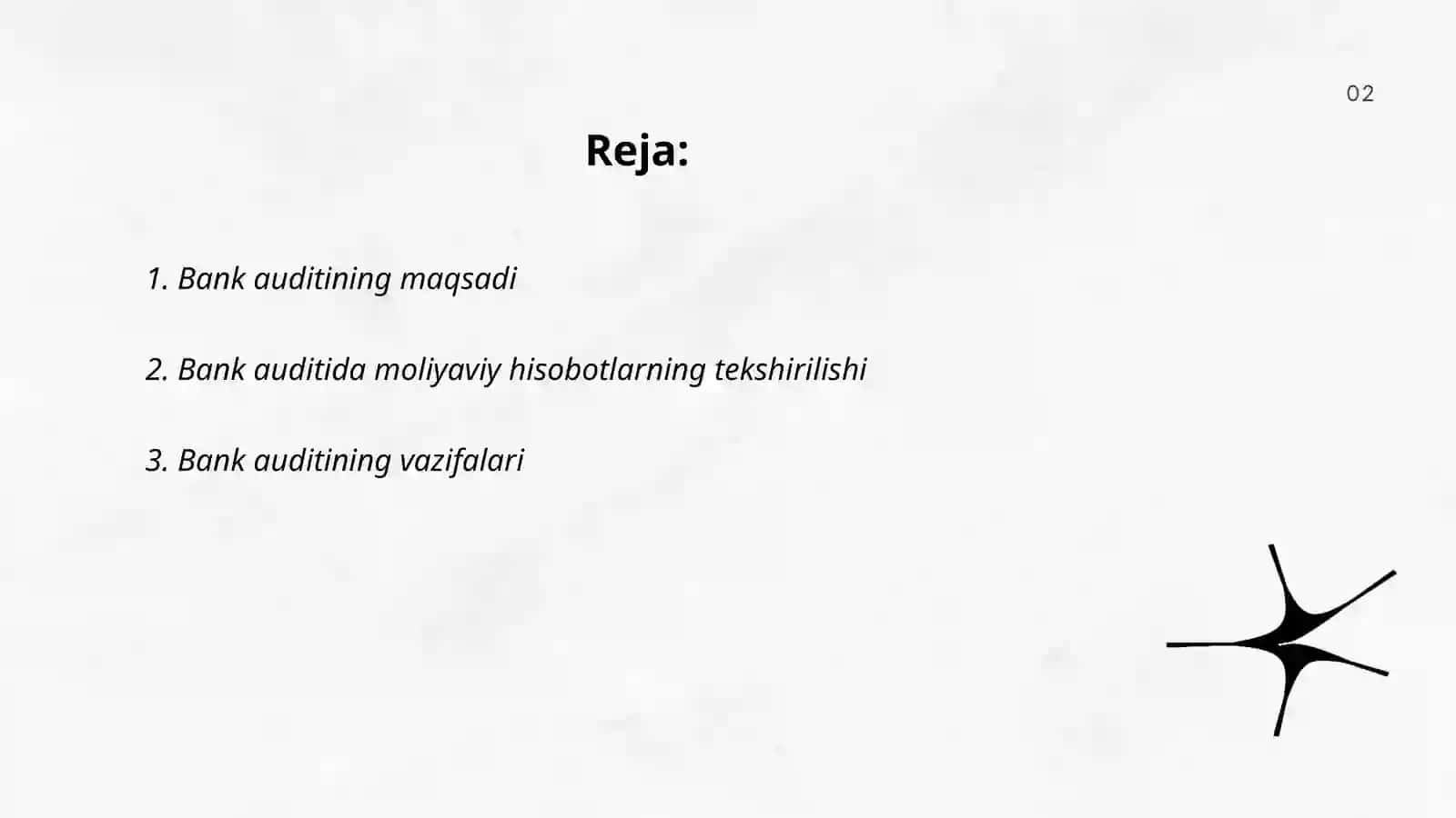 Bank auditing maqsad va vazifalari 2