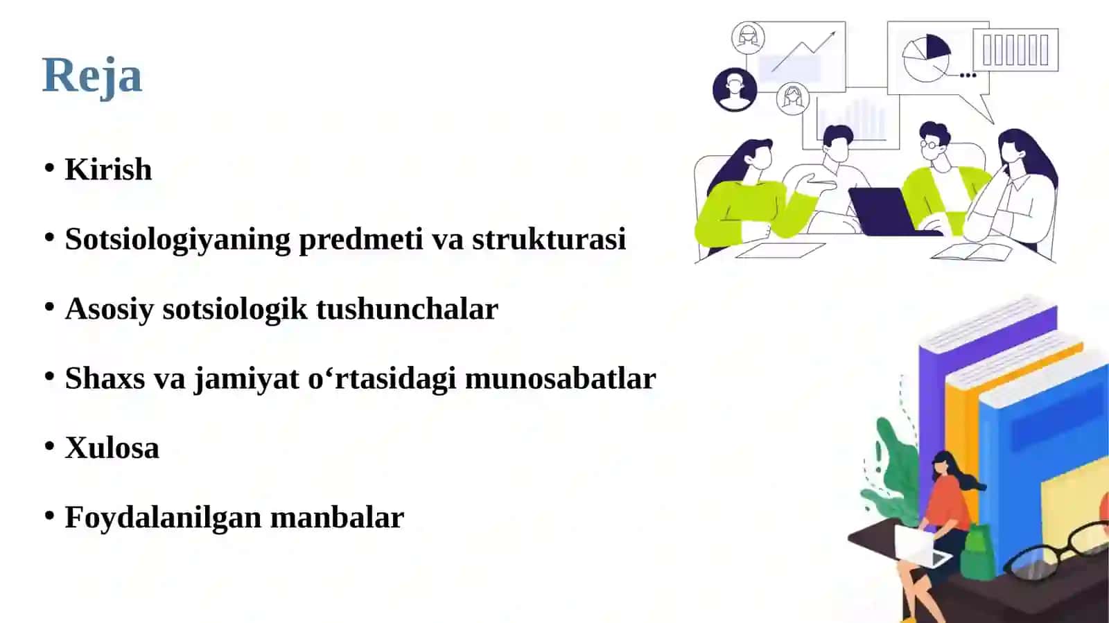 Sotsiologiyaning strukturasi, asosiy sotsiologik tushunchalar, shaxs va jamiyat. 2