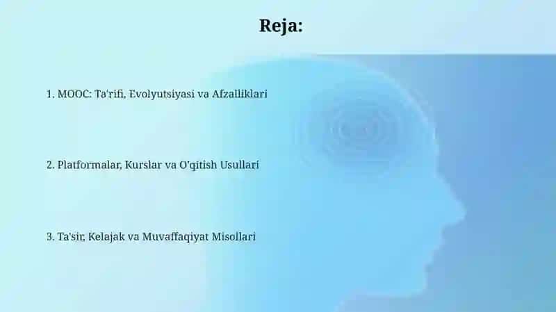 MOOC: Ta'rifi, Evolyutsiyasi va Afzalliklari 2