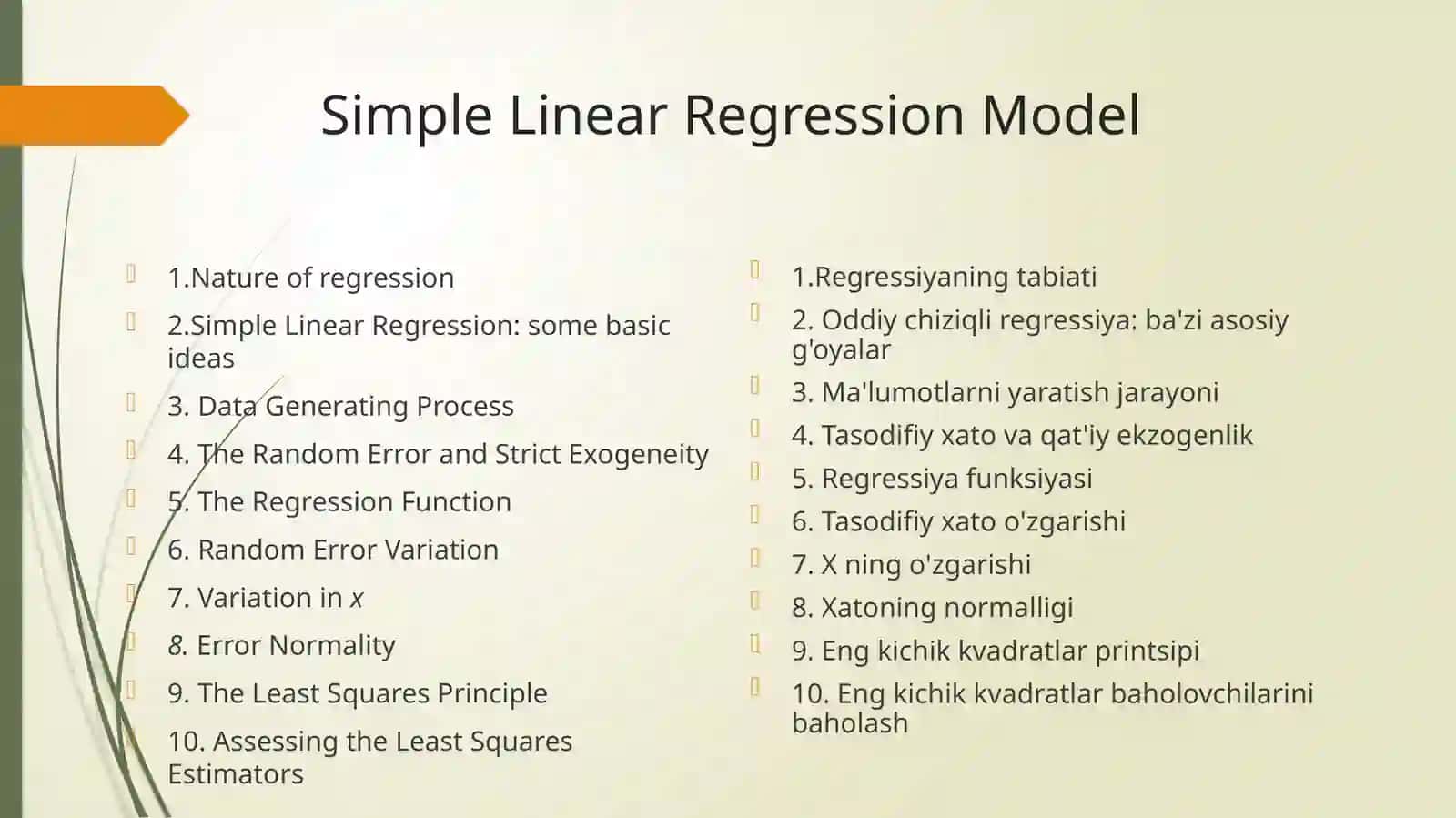 Basic econometrics 2